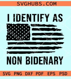 I identify as Non Bidenary Svg