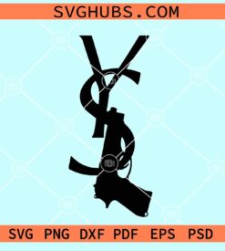 YS Gun fashion design svg