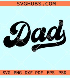 Dad retro SVG