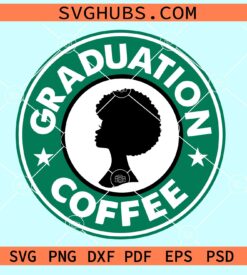 Graduation coffee svg