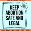 Keep abortion safe and legal svg