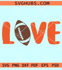 Love football svg