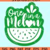 One in a melon clip art svg