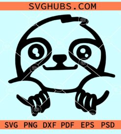 Sloth face svg