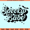 Spooky babe svg