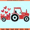 Valentine tractor svg