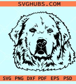 Great Pyrenees svg, Great Pyrenees mom svg, Great Pyrenees face svg