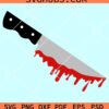 Bloody knife SVG, Halloween knife svg, horror movie svg