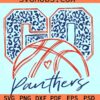 Go Panthers Basketball SVG, Go Panthers svg, Panthers mascot svg, School Spirit Png