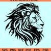 Lion head SVG, Simba SVG, Lion head clipart svg, Wild cat Svg, Lion silhouette svg