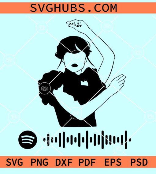 Wednesday Addams dance SVG, Jenna Ortega Svg, Addams Family Svg