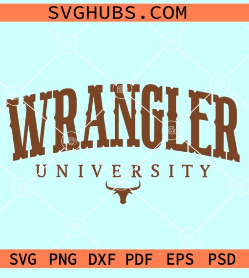 Wrangler University SVG, Wrangler svg, Wrangler png, Country western svg