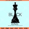 Black king chess piece SVG, Black man svg, African American svg