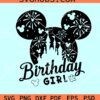 Disneyland Birthday Girl SVG, Disney Birthday girl SVG, Disney birthday SVG