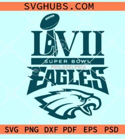 Eagles Super Bowl 2023 SVG, Super Bowl 2023 SVG, Football SVG