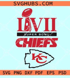 KC Chiefs Super Bowl 2023 SVG, Chiefs Football SVG, Kansas City Chiefs SVG