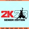 2K23 air senior SVG, Class of 2023 svg, 2K23 svg, Senior 2023 svg, Class of 23 svg