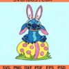 Easter Stitch clipart svg, Easter Stitch svg, Easter Bunny Stitch SVG, Lilo stitch Easter Svg