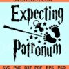 Expecting patronum svg, Expecting a baby Svg, Wizard Svg, Expectant Patronum Parody Svg