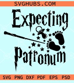 Expecting patronum svg, Expecting a baby Svg, Wizard Svg, Expectant Patronum Parody Svg