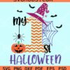 My 1st Halloween Svg, Witch hat svg, Bats svg, Pumpkin face svg, Baby Halloween svg