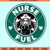 Nurse Fuel Starbucks Logo SVG, Starbucks Nurse SVG, nurse fuel svg