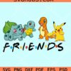 Pokemon Friends svg, Pokemon SVG, Pikachu Svg, Poke Svg, Pika svg