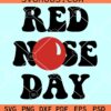 Red nose day SVG, red nose day logo svg, red nose day 2023 svg