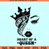 Mind of a Hustler Heart of a Queen SVG, hustler woman SVG