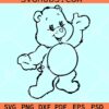 Care Bears SVG, Happy Bear Svg, Tender heart Bear SVG