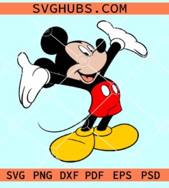 Happy Mickey Mouse SVG, Mickey Mouse birthday SVG, Mickey Mouse svg