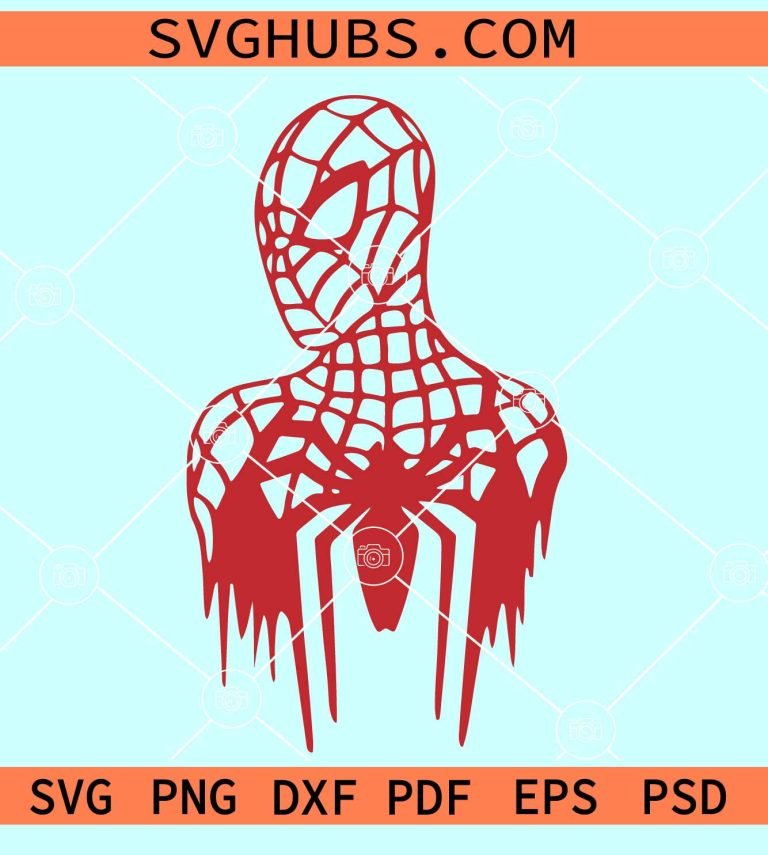 Spiderman decoration SVG, Spiderman dripping svg, Spiderman SVG