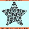 Super Mario Mosaic style SVG, Mario characters SVG, Mario star SVG