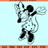 Minnie Mouse dabbing SVG, dabbing Minnie svg, Minnie Mouse svg files