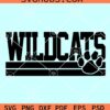 Wildcats svg, Wildcats mascot svg, Wildcats football svg, Wildcat pride SVG