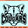 Cougars SVG, Cougars mascot SVG, Cougars pride svg, team spirit svg