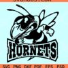 Hornets Mascot SVG, Yellow Jackets svg, Hornets football svg