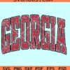 Retro Georgia Varsity font SVG, Georgia SVG, University of Georgia SVG