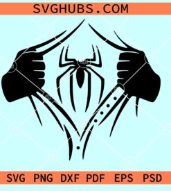 Spiderman ripped shirt SVG, Spiderman Ripped Svg, Ripped Shirt SVG