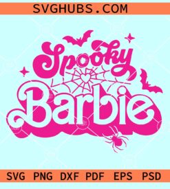 Spooky Barbie SVG, Halloween Spooky Barbie SVG PNG