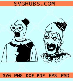 Terrifier Halloween SVG, Terrifier Horror SVG, Halloween crown SVG