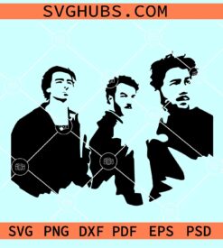 Jonas Brothers SVG, Nick Jonas Svg, Kevin Svg, Joe Svg