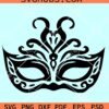 Masquerade mask SVG, carnival mask SVG, mardi gras mask SVG