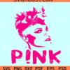 Pink Singer SVG, Pink summer carnival SVG, NK logo SVG