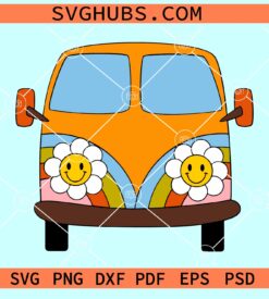 Volkswagen Retro Groovy SVG, Volkswagen Vintage SVG, Volkswagen retro SVG