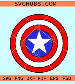 Captain America shield logo SVG, Captain America svg, Marvel captain America SVG