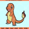 Charmander Svg Layered, Charmander Svg, Pokemon Chaermander SVG, cute Charmander SVG