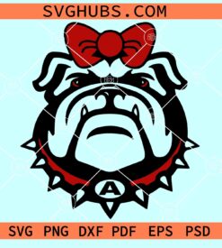 Georgia Bulldogs SVG, Bulldogs Smiley SVG, NFL Football Team SVG, Football Shirt SVG