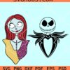 Jack and Sally SVG, Jack Skellington and Sally SVG, Nightmare Before Christmas SVG