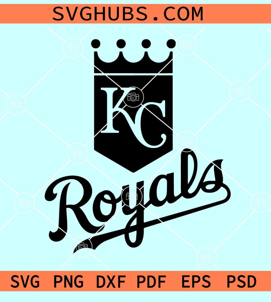 Kansas City Royals Crown SVG, Kansas City Royals svg, Royals baseball SVG